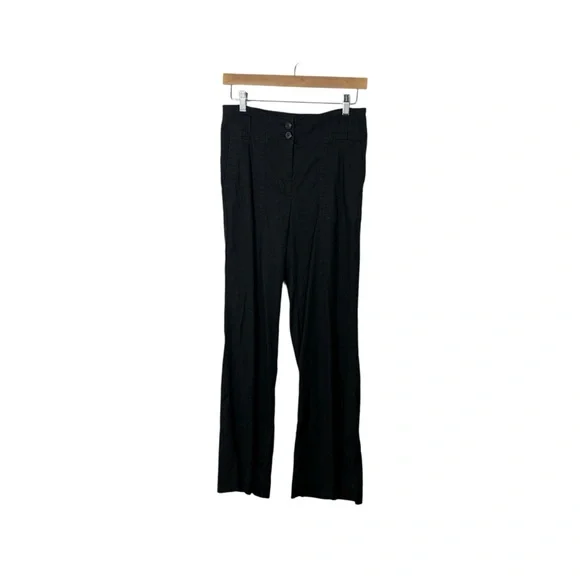 Maeve Anthropologie The Naomi Linen Wide-Leg Flare Pants in Black Size 6 - Picture 6 of 15